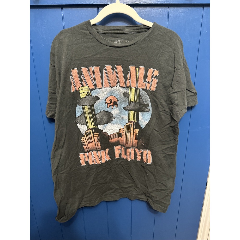 Pink‎ Floyd Animals Album Shirt Size Large Graphic Print Gray American Classics